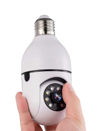 Camara Bombillo De Seguridad 360°