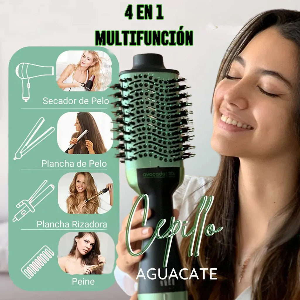Cepillo Secador Aguacate Aire Caliente