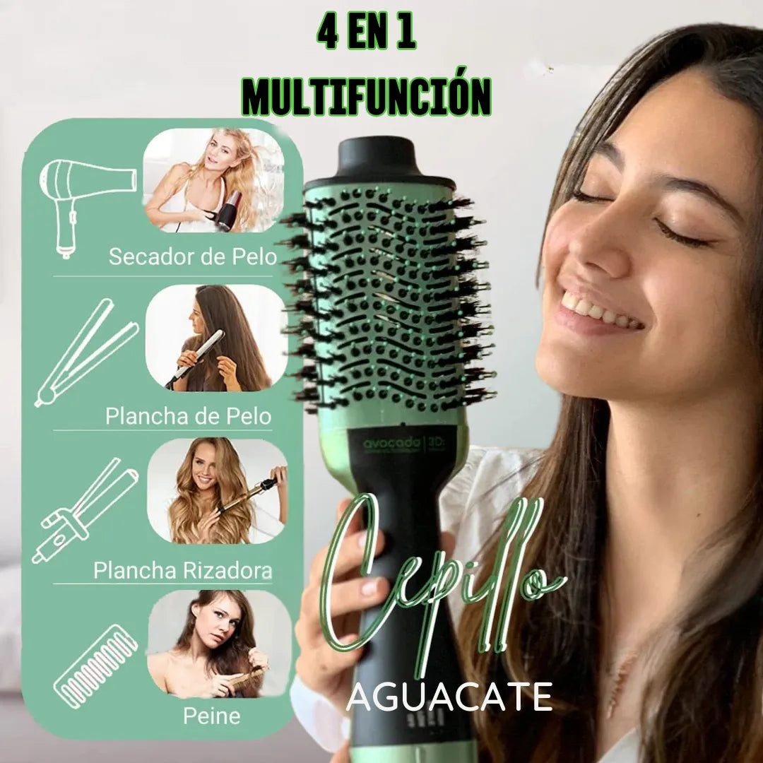 Cepillo Secador Aguacate Aire Caliente