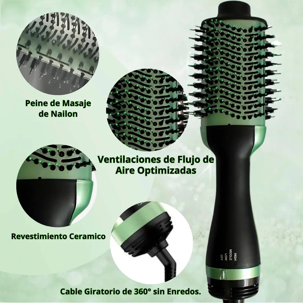 Cepillo Secador Aguacate Aire Caliente