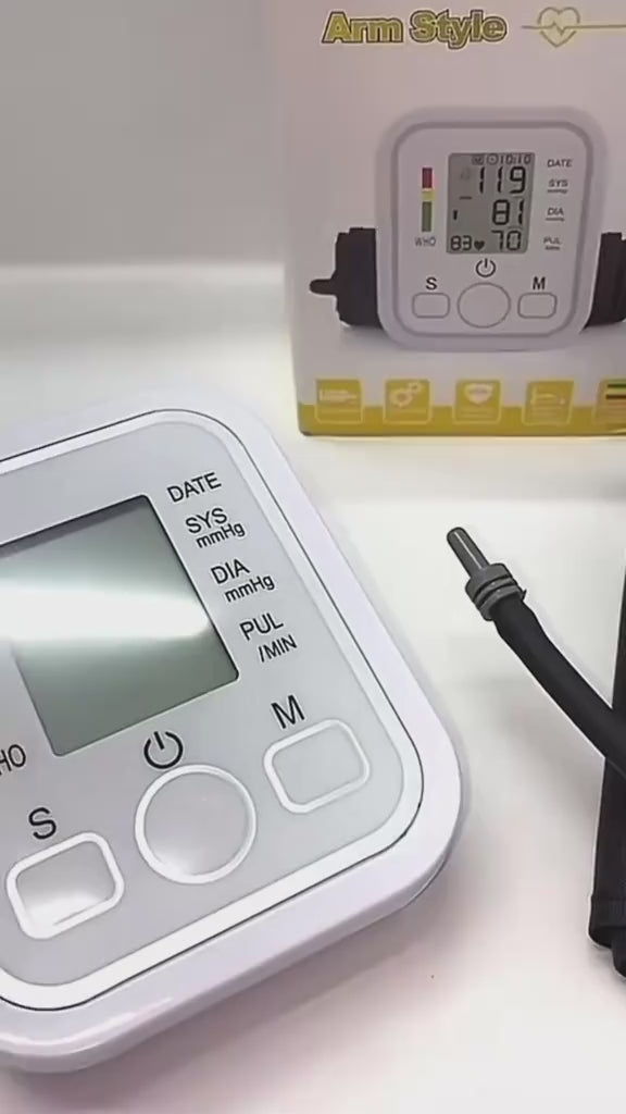 🩺 Tensiómetro Digital de Brazo Ideal para el control diario de tu salud desde casa.